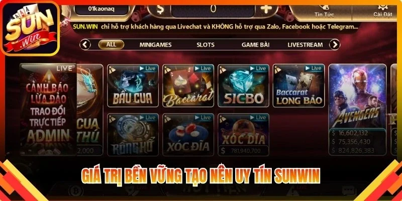 Giá trị bền vững tạo nên uy tín Sunwin