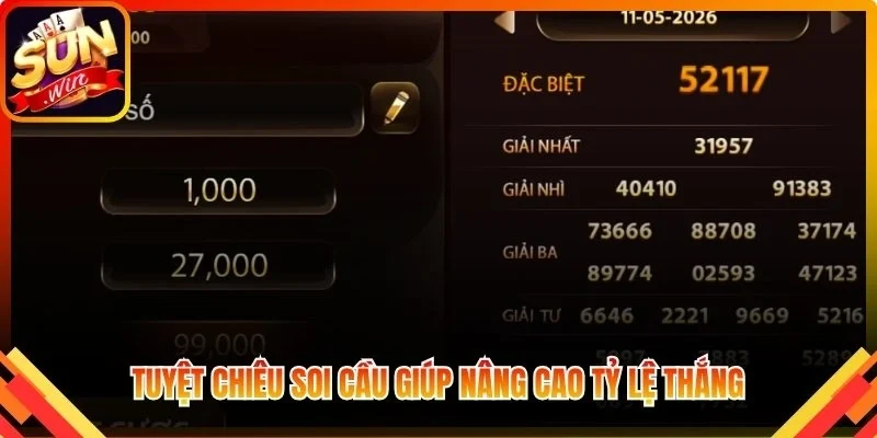 Tuyệt chiêu soi cầu giúp nâng cao tỷ lệ thắng cho người chơi